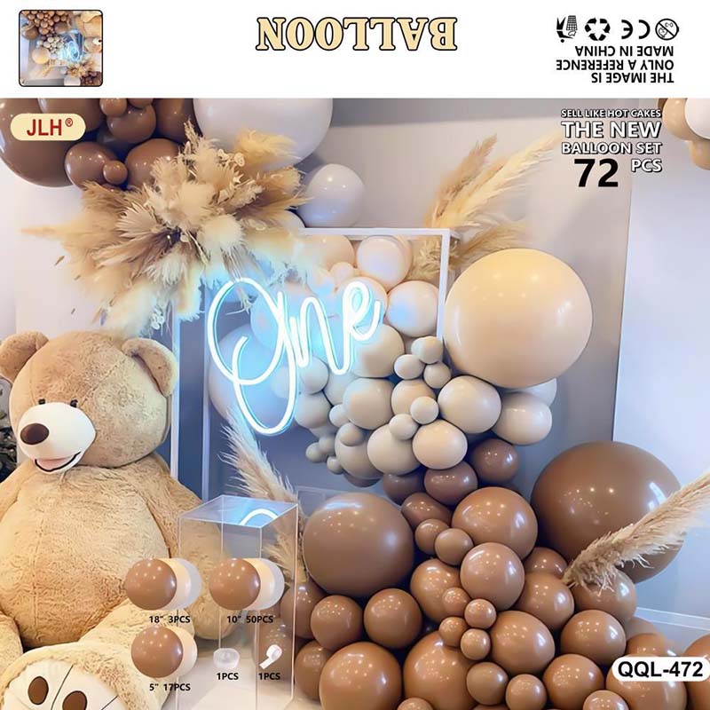 134PCS Duty Blue Baby Shower D