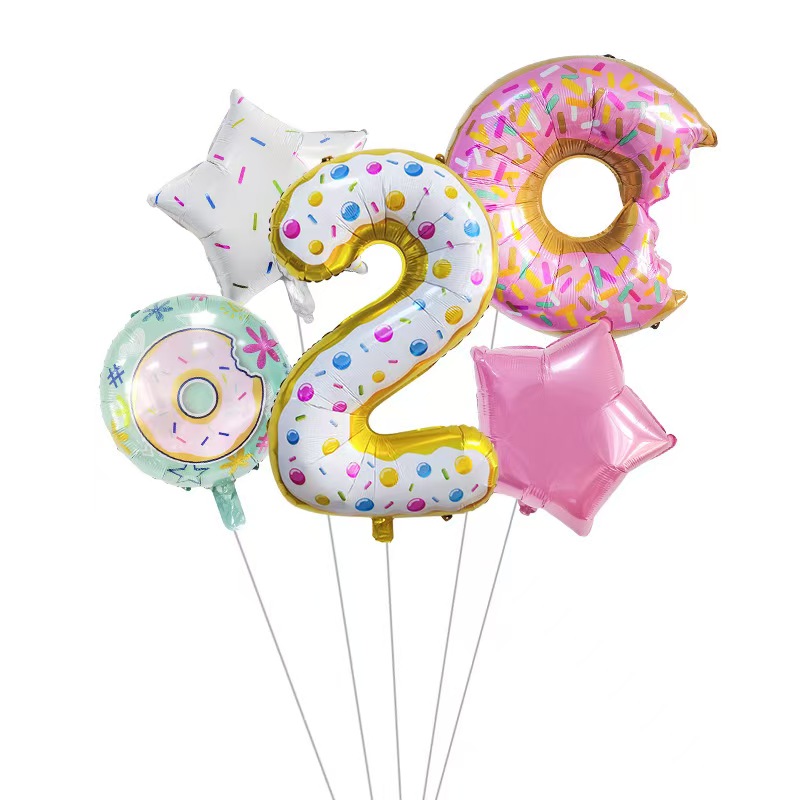 Factory Supply Donut Themed Birthday Party for Baby Girl Birthday Themes DZ-007